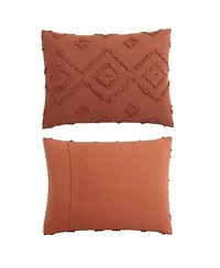Swift Home Astonishing Rukai Clip Jacquard Gauze 5 Piece Comforter Set