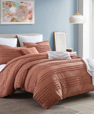 Swift Home Magnificent Marilla Dot 5 Piece Comforter Set, Full/Queen