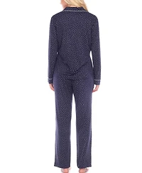 White Mark Women's Pajama Set, 2 Piece