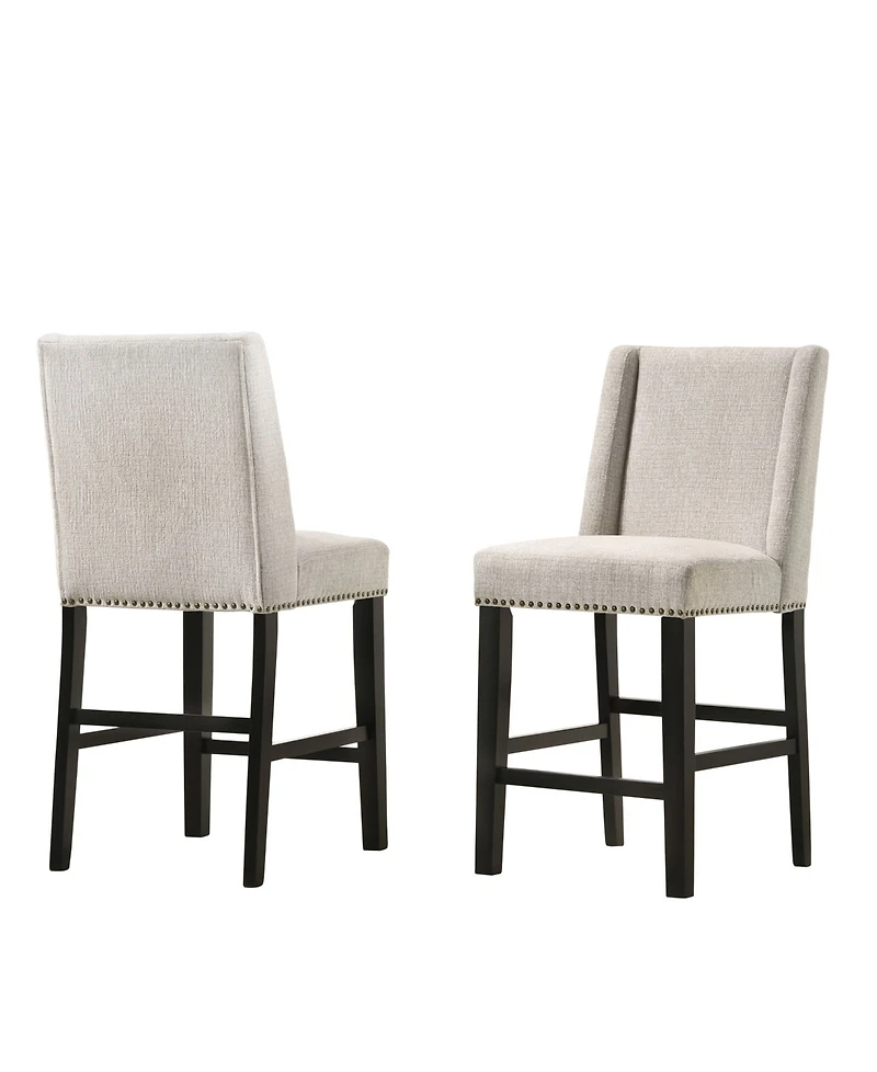 Zoe Upholstered Counter Stool, Set of 2
