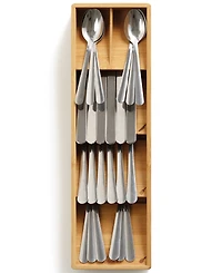 Joseph Joseph DrawerStore Bamboo Compact Cutlery Organizer