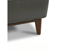Jollene Leather Ottoman with Wood Trays, Created for Macy's