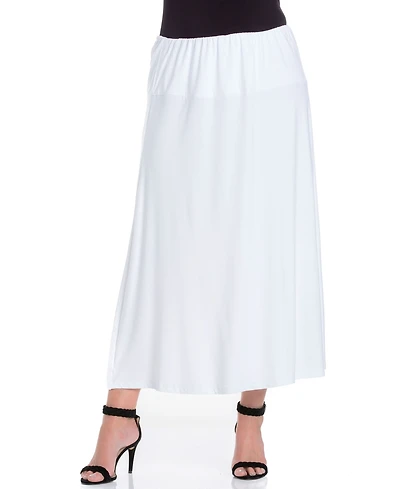 24seven Comfort Apparel Plus Maxi Skirt