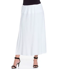 24seven Comfort Apparel Plus Maxi Skirt