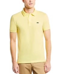 Men's Lacoste Slim Fit Short Sleeve Ribbed Polo Shirt