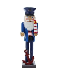 Kurt Adler 15" Sailor Nutcracker with Anchor and Lighthouse