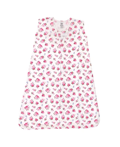 Luvable Friends Baby Girls Sleeveless Jersey Cotton Sleeping Bag, Sack, Blanket