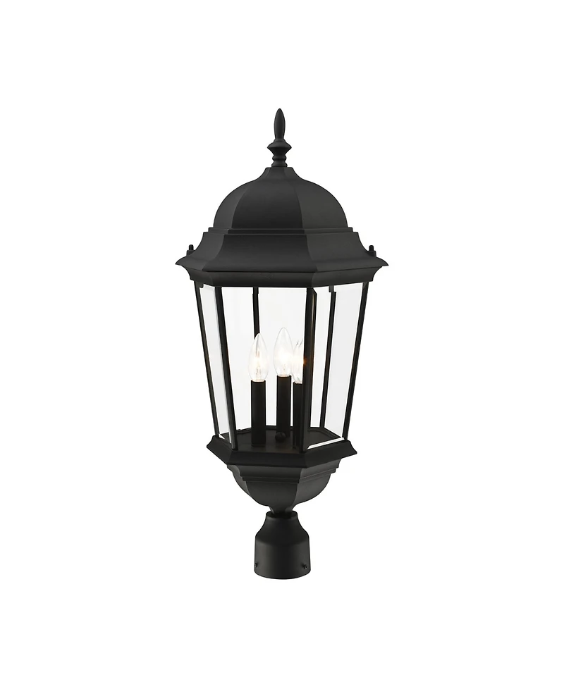 Hamilton 3 Lights Outdoor Post Top Lantern