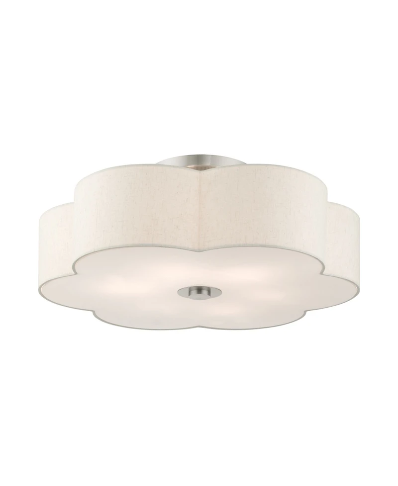 Solstice 6 Lights Semi Flush