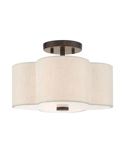 Solstice 2 Lights Semi Flush