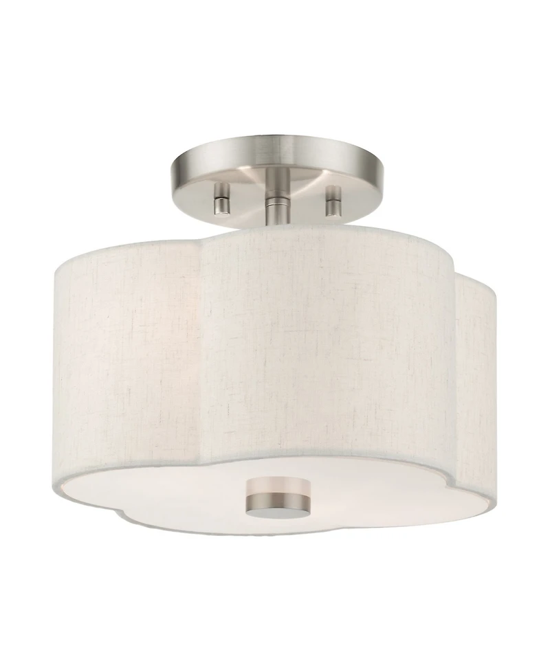 Solstice 2 Lights Semi Flush