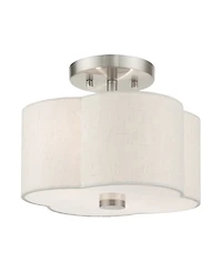 Solstice 2 Lights Semi Flush