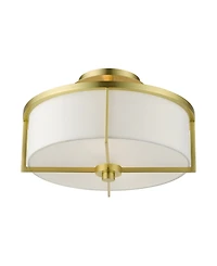 Wesley 2 Lights Semi Flush