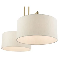 Meridian 2 Lights Linear Chandelier