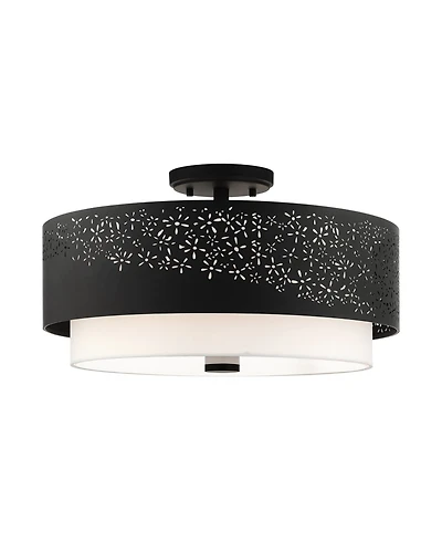 Noria 4 Lights Semi Flush