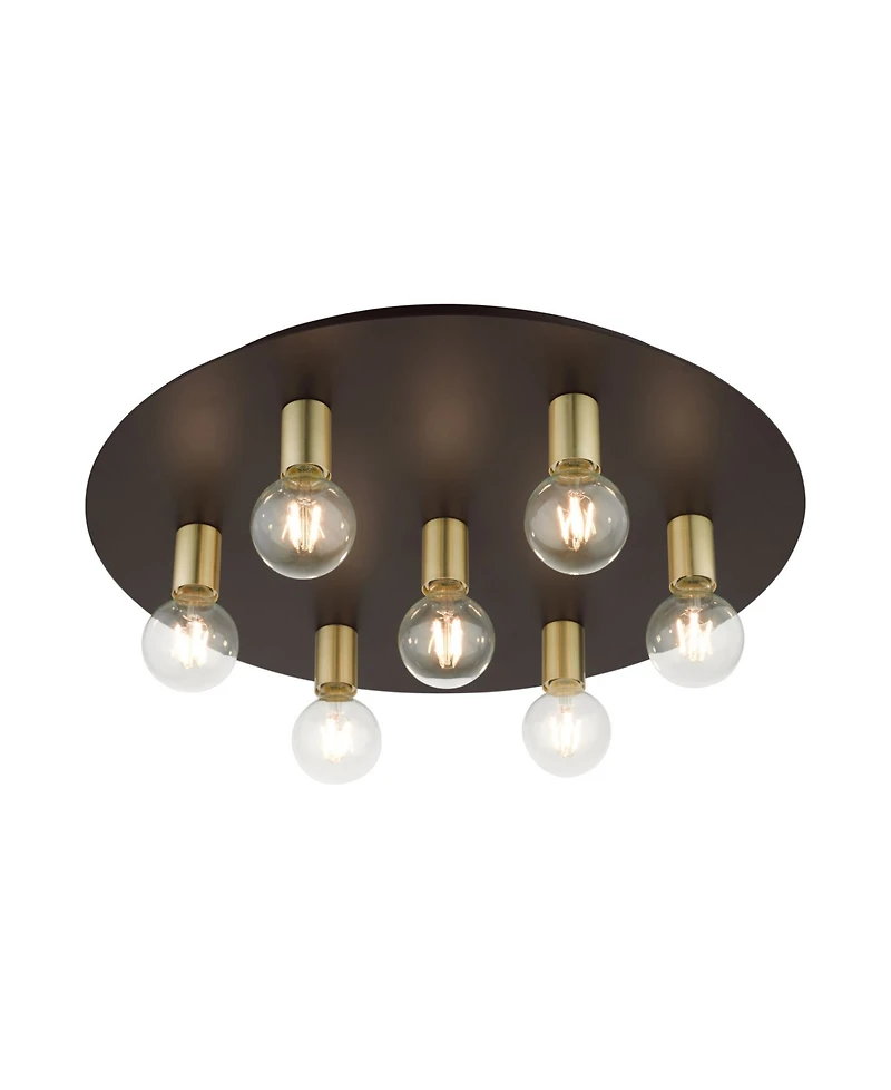 Hillview 7 Lights Flush Mount