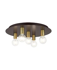 Hillview 5 Lights Flush Mount
