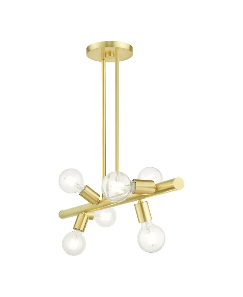 Bannister 6 Lights Linear Chandelier