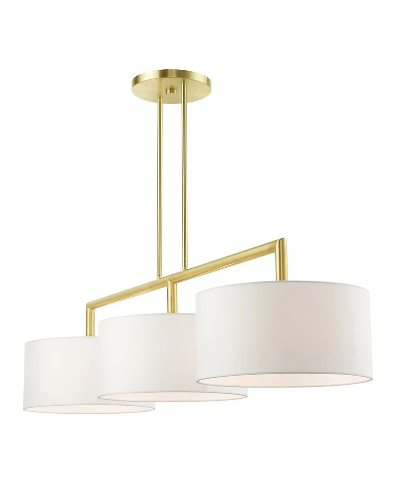 Meridian 3 Lights Linear Chandelier