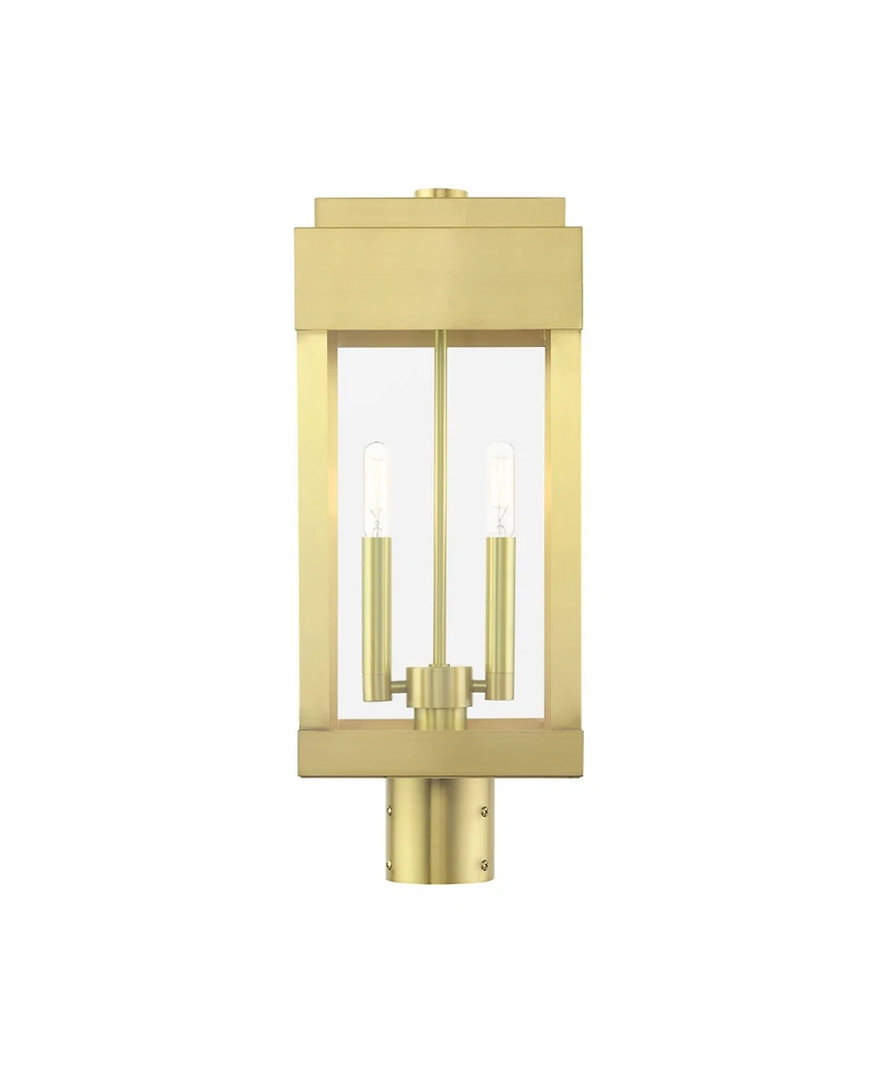 York 2 Lights Outdoor Post Top Lantern