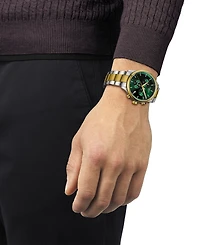 Tissot Men's Swiss Chronograph Chrono Xl Classic Two-Tone Stainless Steel Bracelet Watch 45mm