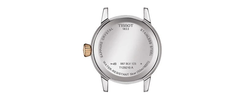 Tissot Women's Swiss Classic Dream Two-Tone Stainless Steel Bracelet Watch 28mm