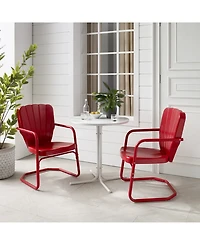 Ridgeland 3 Piece Outdoor Bistro Set