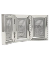 Metal Triple Picture Frame with Inner Beading
