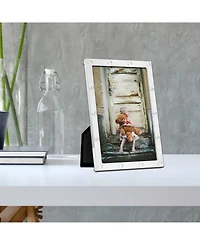 High Quality Polished Cast Metal Picture Frame - Screw Head Design, 5" x 7"