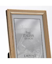 Polished Metal Picture Frame - Bead Border Design