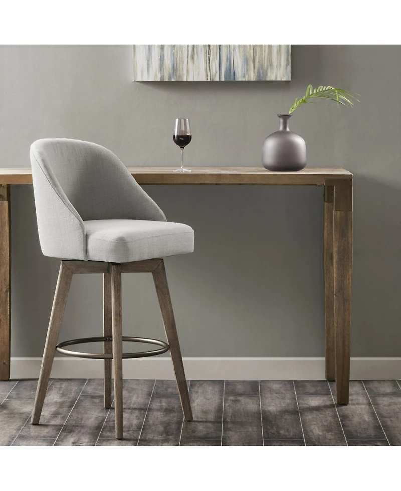 Madison Park Pearce 42.5"H Bar Stool with Swivel Seat