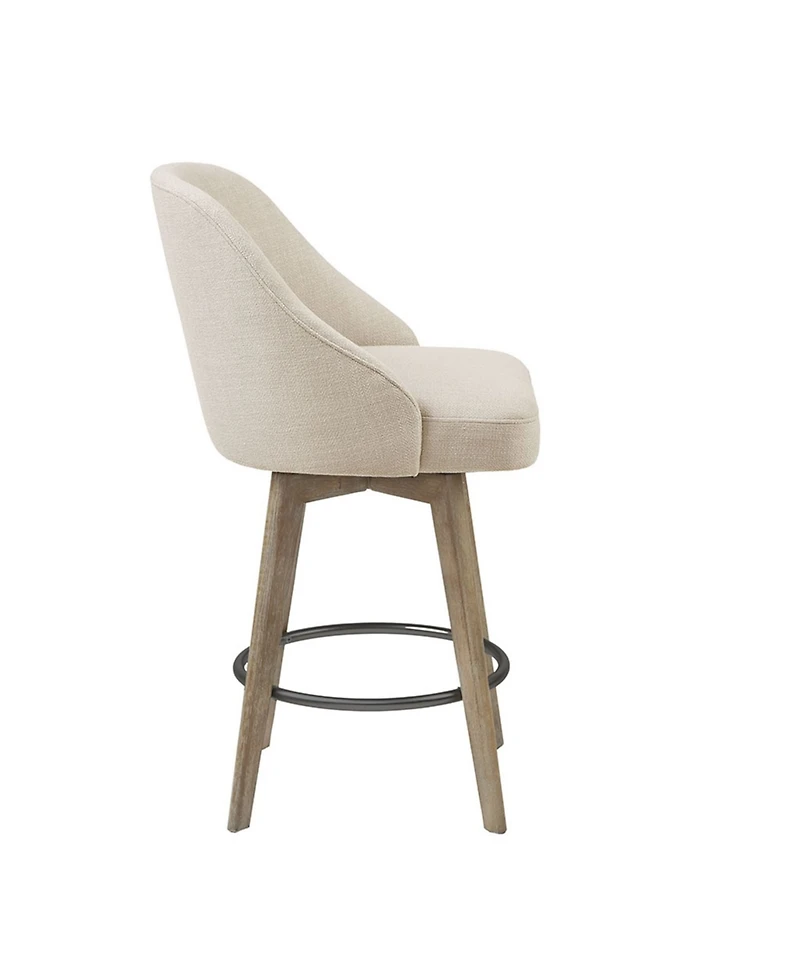 Madison Park Pearce Counter Stool with Swivel Seat