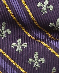 Men's Mardi Gras Stripe Bow Tie