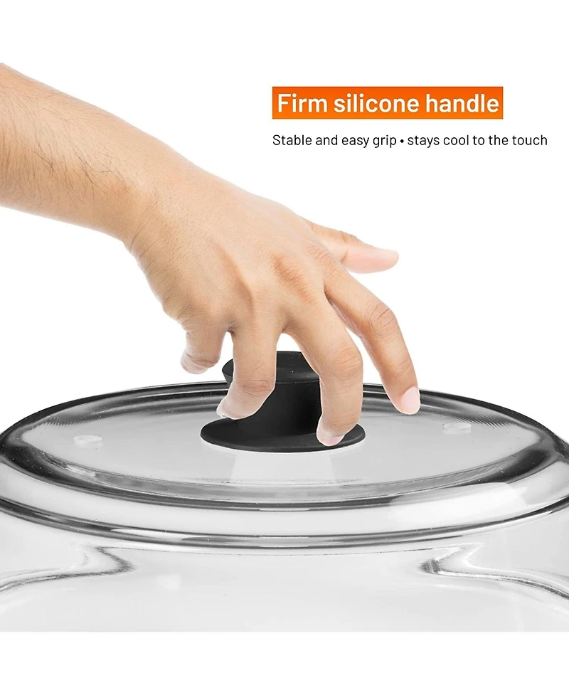 Bezrat Microwave Tall Glass Plate Cover