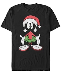 Men's Looney Tunes Marvin Christmas Short Sleeve T-shirt