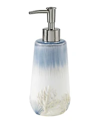 Avanti Abstract Coastal Seashells & Coral Ceramic Soap/Lotion Dispenser