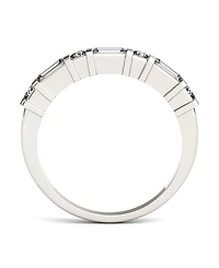 Moissanite Baguette Wedding Band 1/2 ct. t.w. Diamond Equivalent 14k White Gold