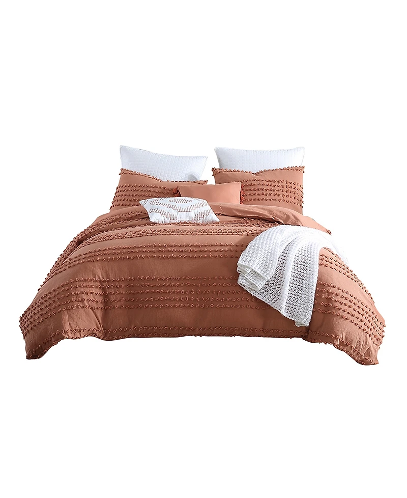 Swift Home Magnificent Marilla Dot 5 Piece Comforter Set, King/California King