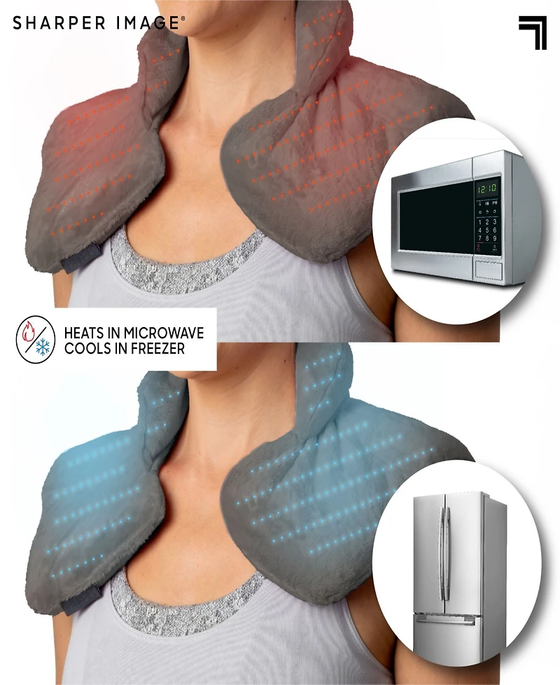 Sharper Image Warming & Cooling Aromatherapy Neck Shoulder Wrap Pad