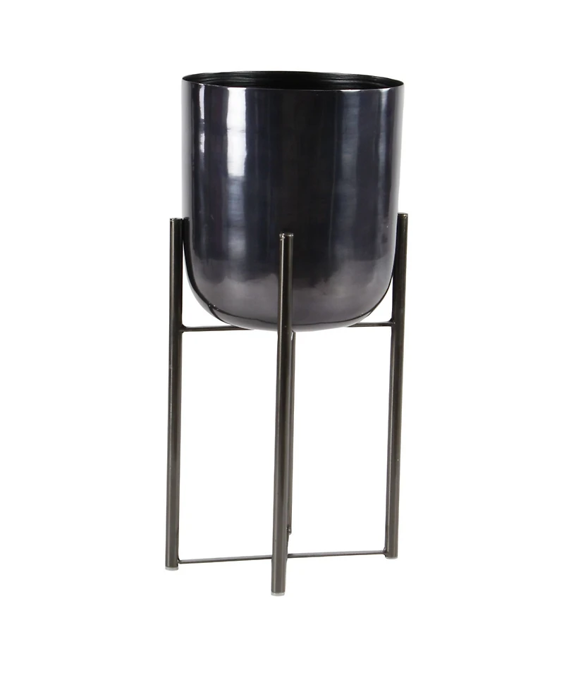 Bucket Planter with Stand, Set of 2