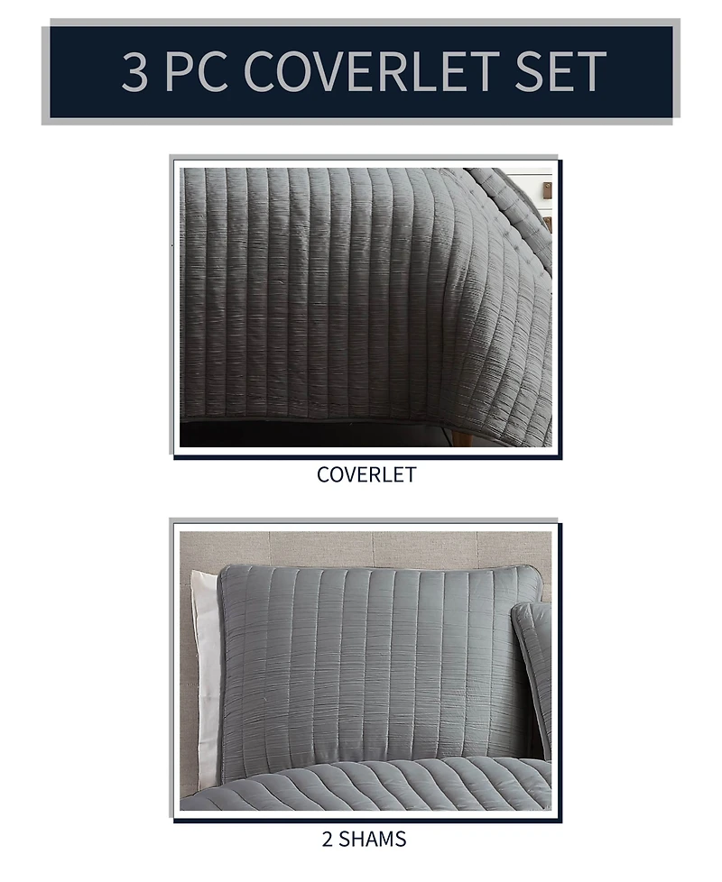 Riverbrook Home Moonstone 3-Pc. Coverlet Set