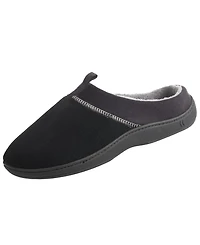 Isotoner Signature Men's Microterry Jared Hoodback Slippers with Memory Foam