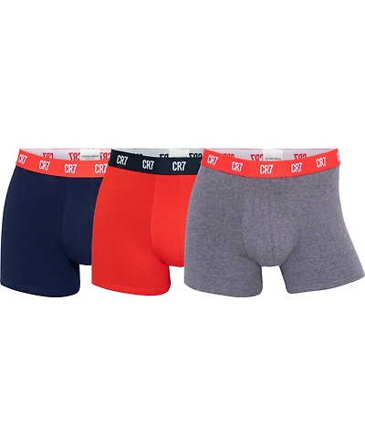 CR7 Cristiano Ronaldo Men's Basic Trunk, Pack of 3