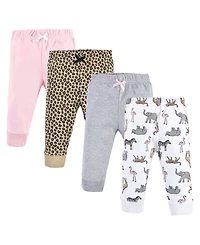 Hudson Baby Girls 4Pk Pants