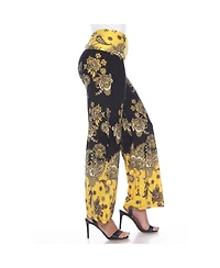 Women's Floral Paisley Printed Palazzo Pant