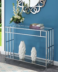 Mission Glass Console Table