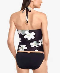 Lauren By Ralph Lauren Floral Print Halterkini Hipster Bikini Bottoms
