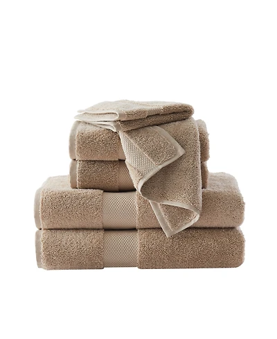 Brooklyn Loom Solid Turkish Cotton 6-Pc. Bath Towel Set