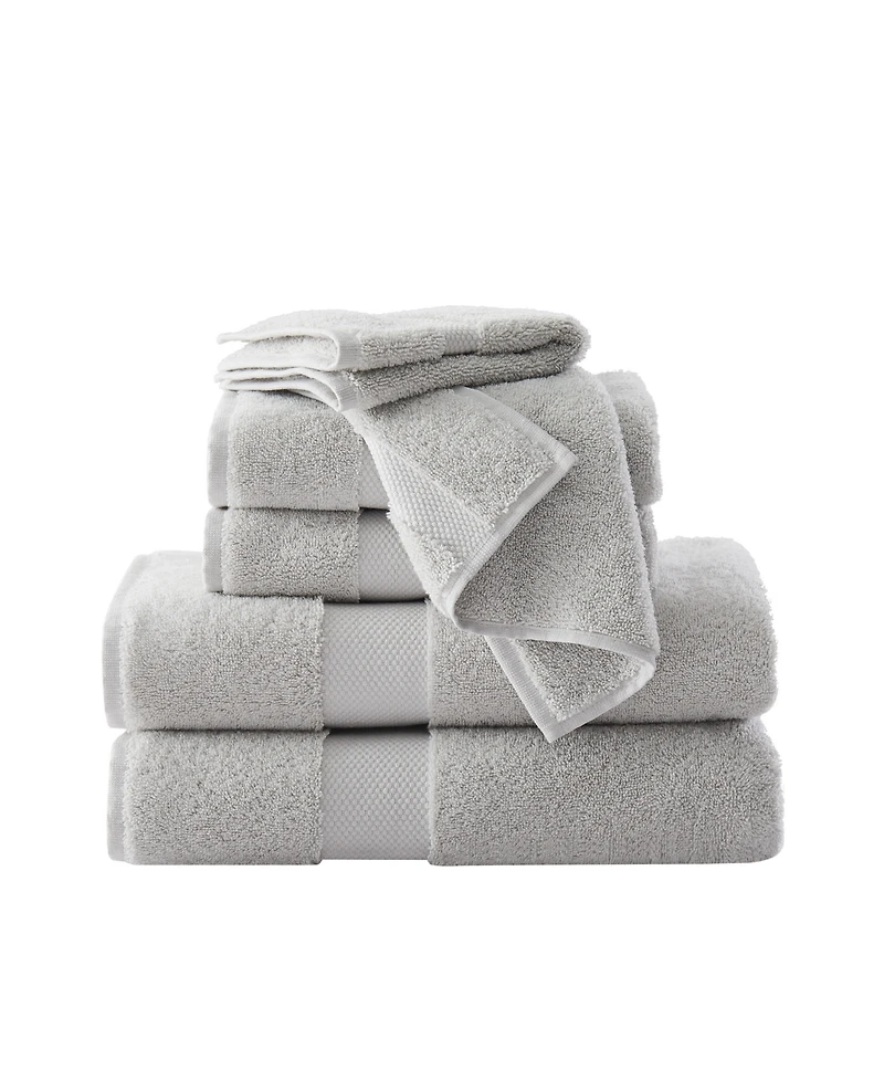 Brooklyn Loom Solid Turkish Cotton 6-Pc. Bath Towel Set