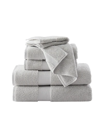 Brooklyn Loom Solid Turkish Cotton 6-Pc. Bath Towel Set